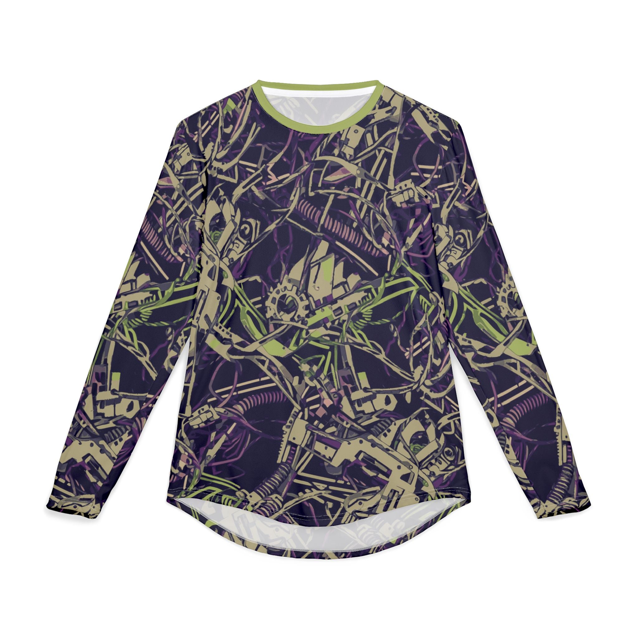 UV Protective Shirt UPF 50+ — Abstract Mechanical Camo AOP