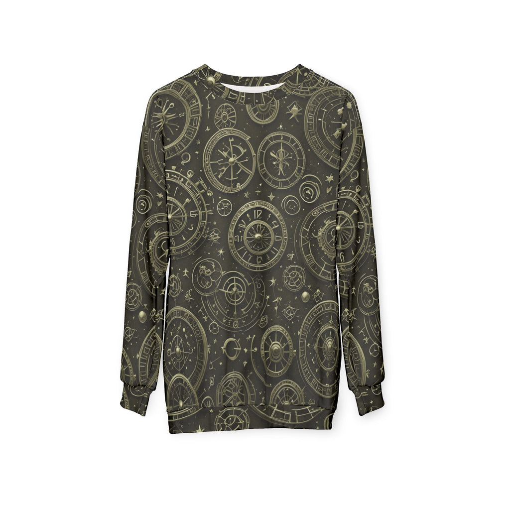 Astrolabe Compass Pattern Sweatshirt