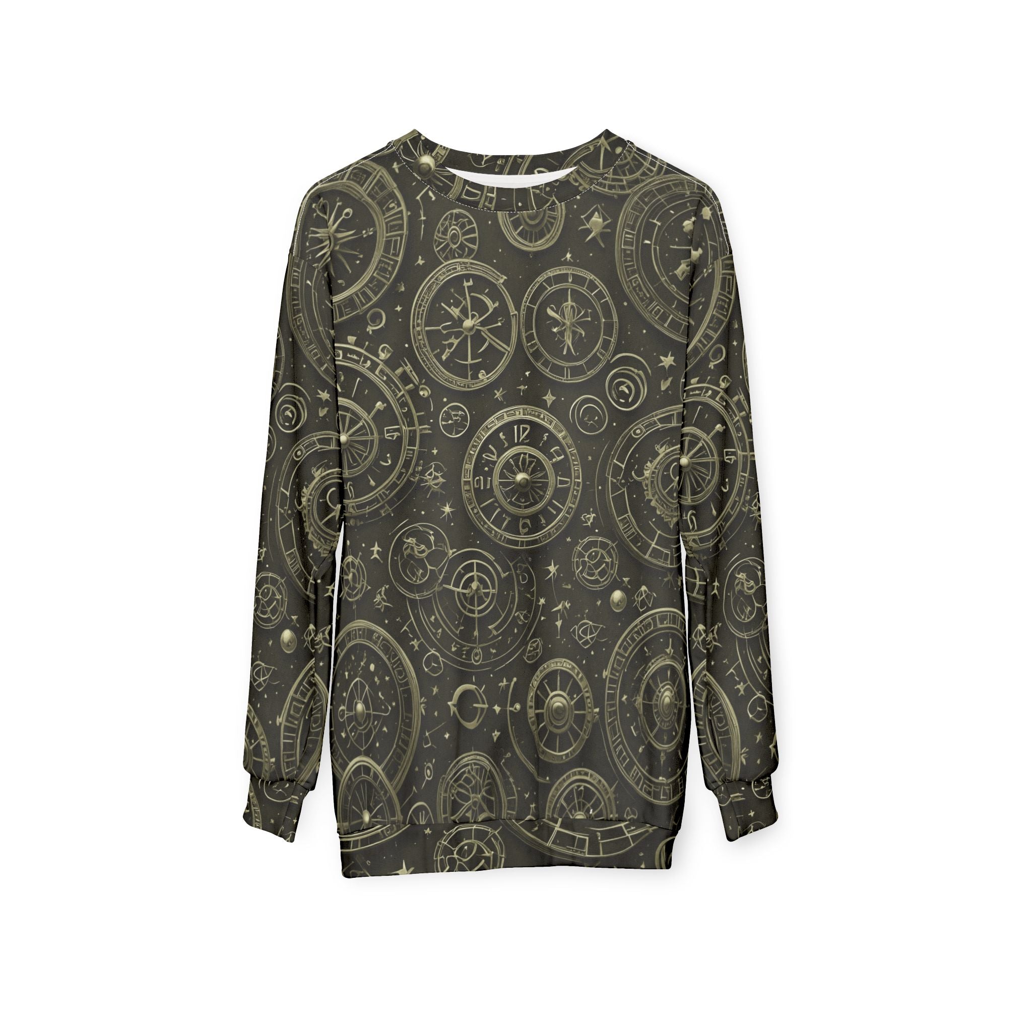 Astrolabe Compass Pattern Sweatshirt