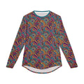 Men's UV Long Sleeve Shirt —  "UPF 50+" Vibrant Abstract Geometric AOP