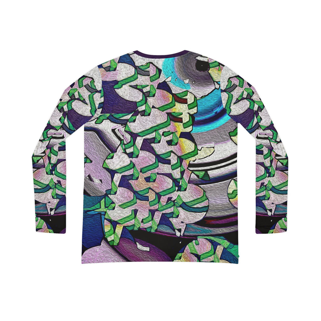 Women's Long Sleeve V-neck Shirt (AOP)
