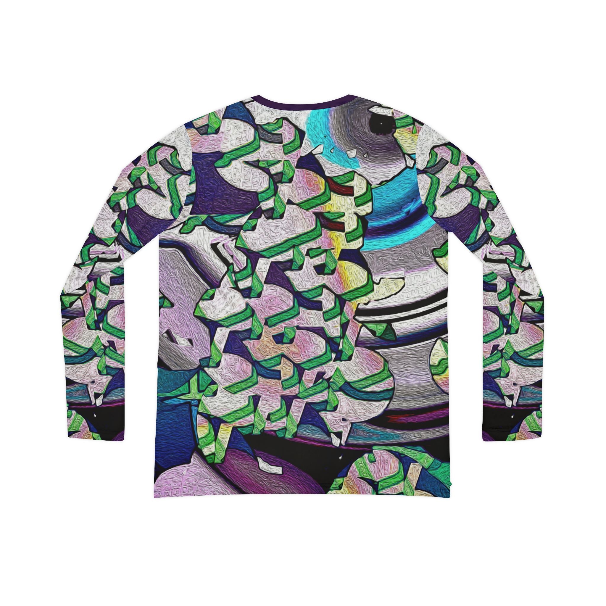 Women's Long Sleeve V-neck Shirt (AOP)