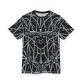 T-shirt imprimé motif géométrique abstrait all-over