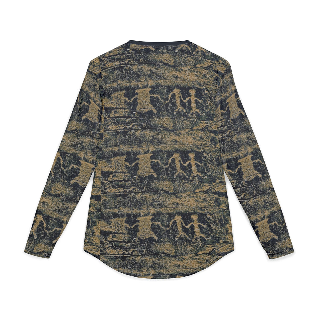 Men's Long Sleeve UV Shirt –  "UPF 50+" Desert Petroglyph Print