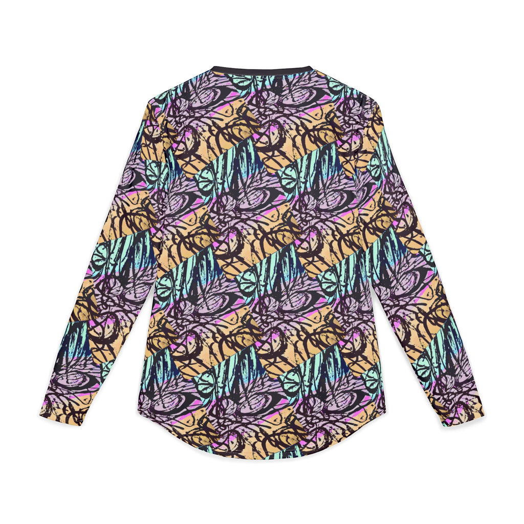 Butterfly Pattern UV Long Sleeve Shirt — "UPF 50+"Men's Sun Protection Shirt