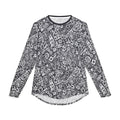 Men's Long Sleeve UV Shirt — "UPF 50+"Monochrome Tech Pattern