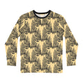 Long Sleeve Shirt — Vintage Cityscape All-Over Print