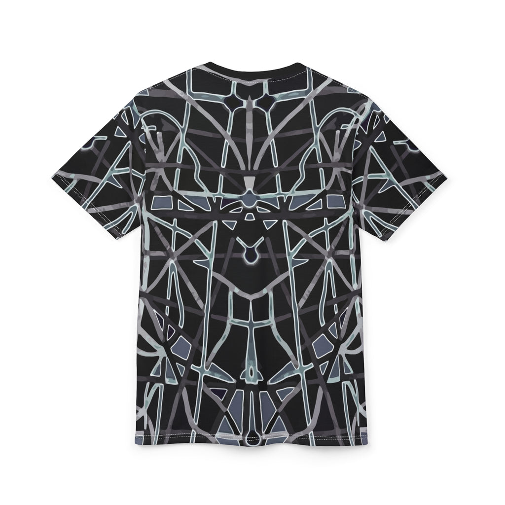 T-shirt imprimé motif géométrique abstrait all-over