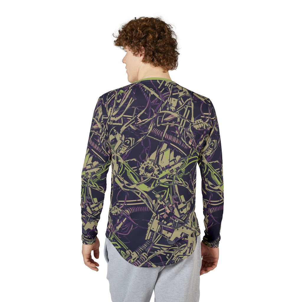 UV Protective Shirt UPF 50+ — Abstract Mechanical Camo AOP