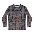 Tribal Geometric All-Over Print Long Sleeve Shirt