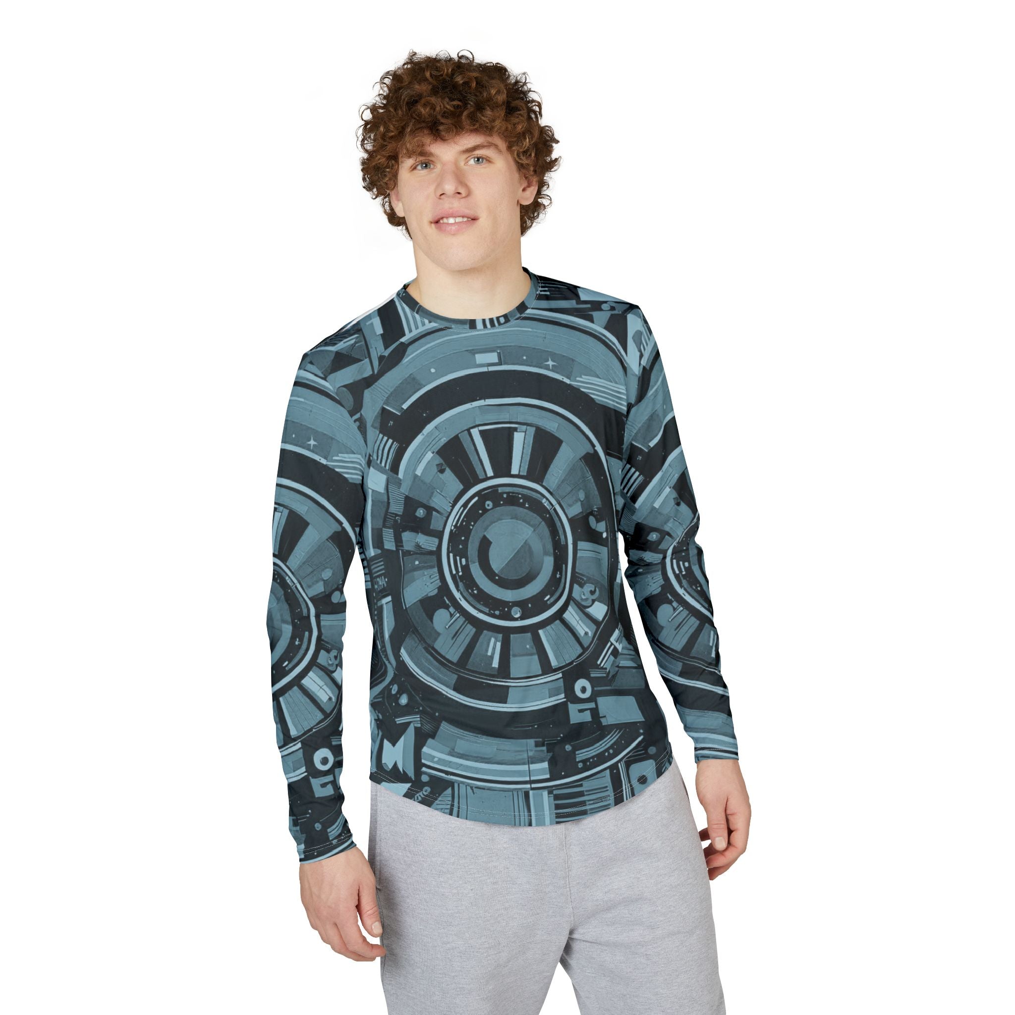 Men's Tech Circuit UV Protection Shirt"UPF 50+" protectionLong Sleeve Shirt