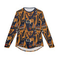 Abstract Tribal Pattern UV Sun Protection "UPF 50+" Long Sleeve Shirt — Men's All-Over Print
