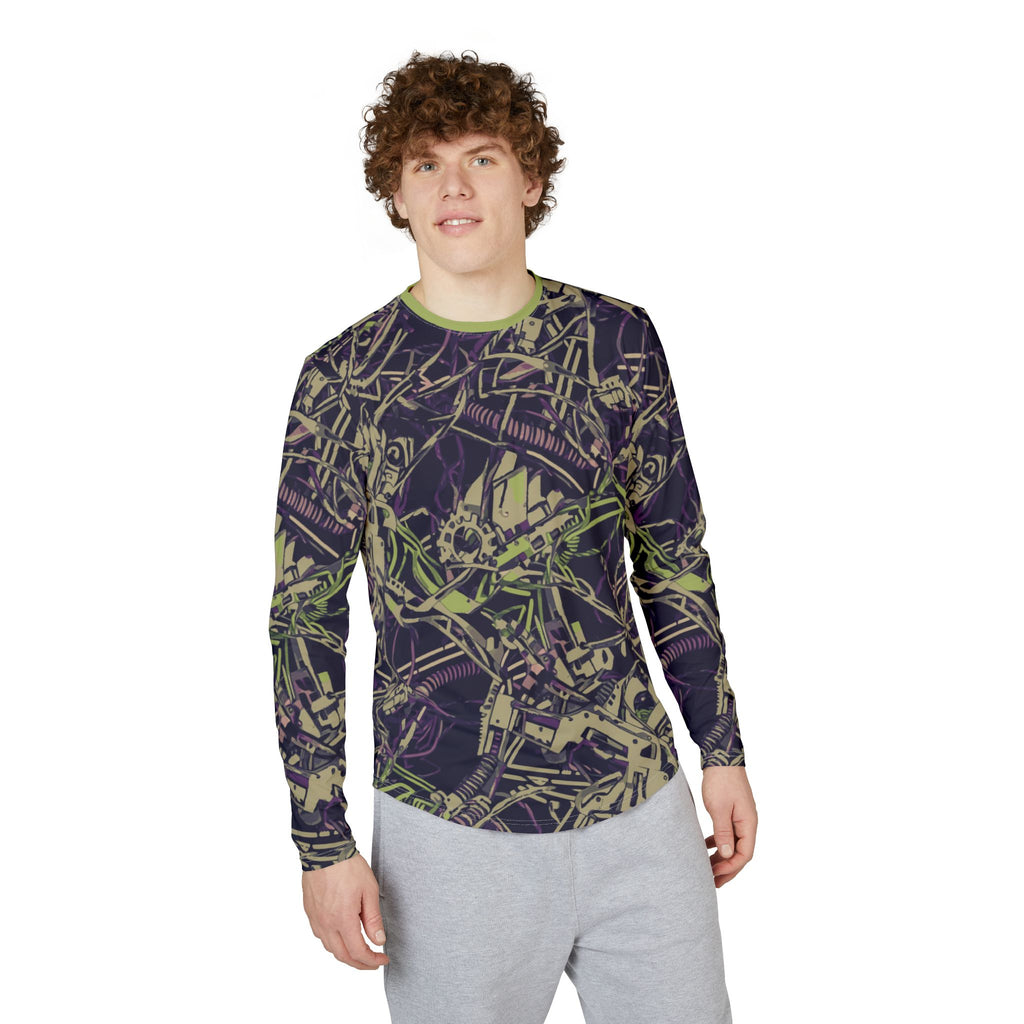 UV Protective Shirt UPF 50+ — Abstract Mechanical Camo AOP
