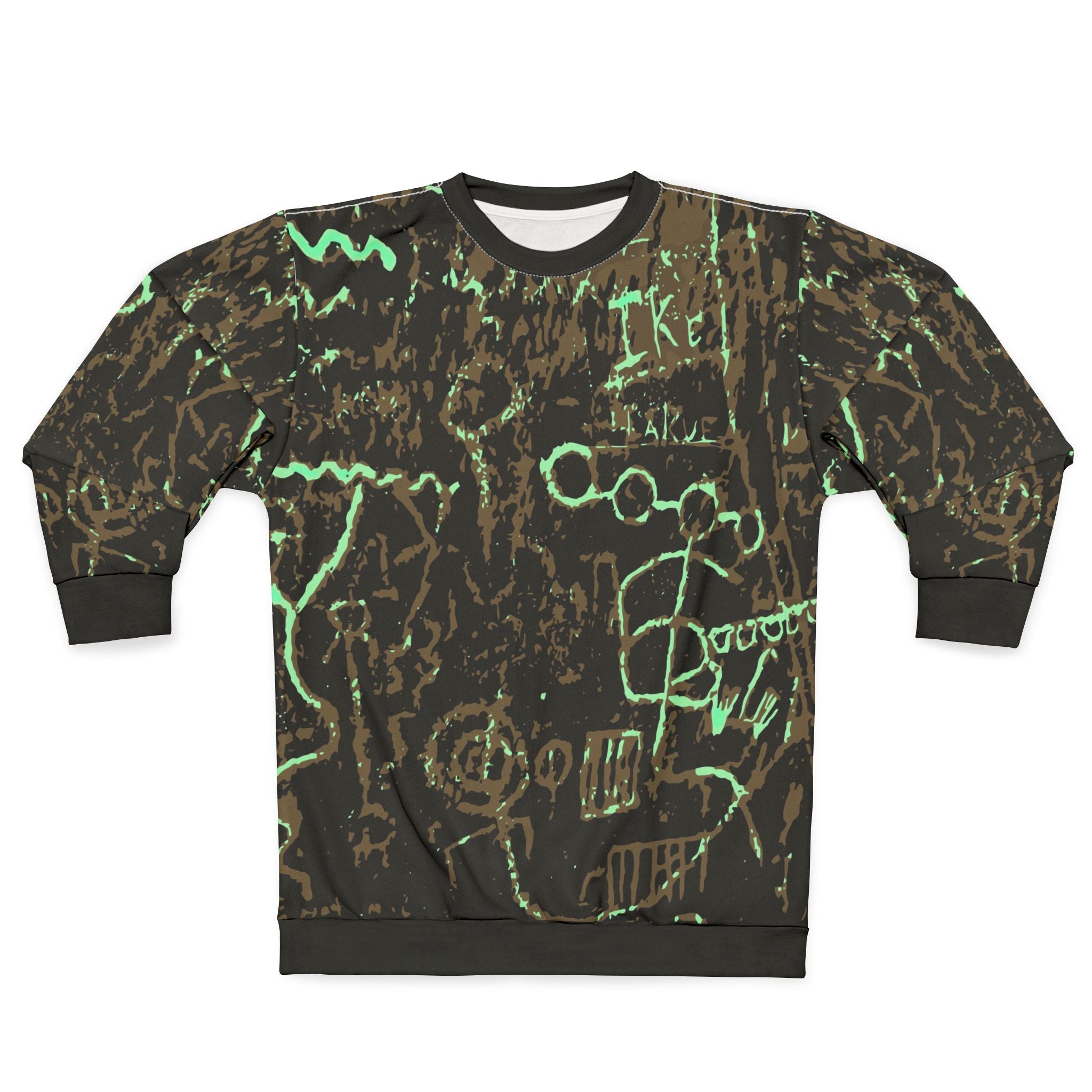 Neon Doodle All-Over Print Sweatshirt