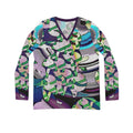 Women's Long Sleeve V-neck Shirt (AOP)