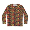 Long Sleeve Shirt — Retro Graffiti 'Levántate' All-Over Print