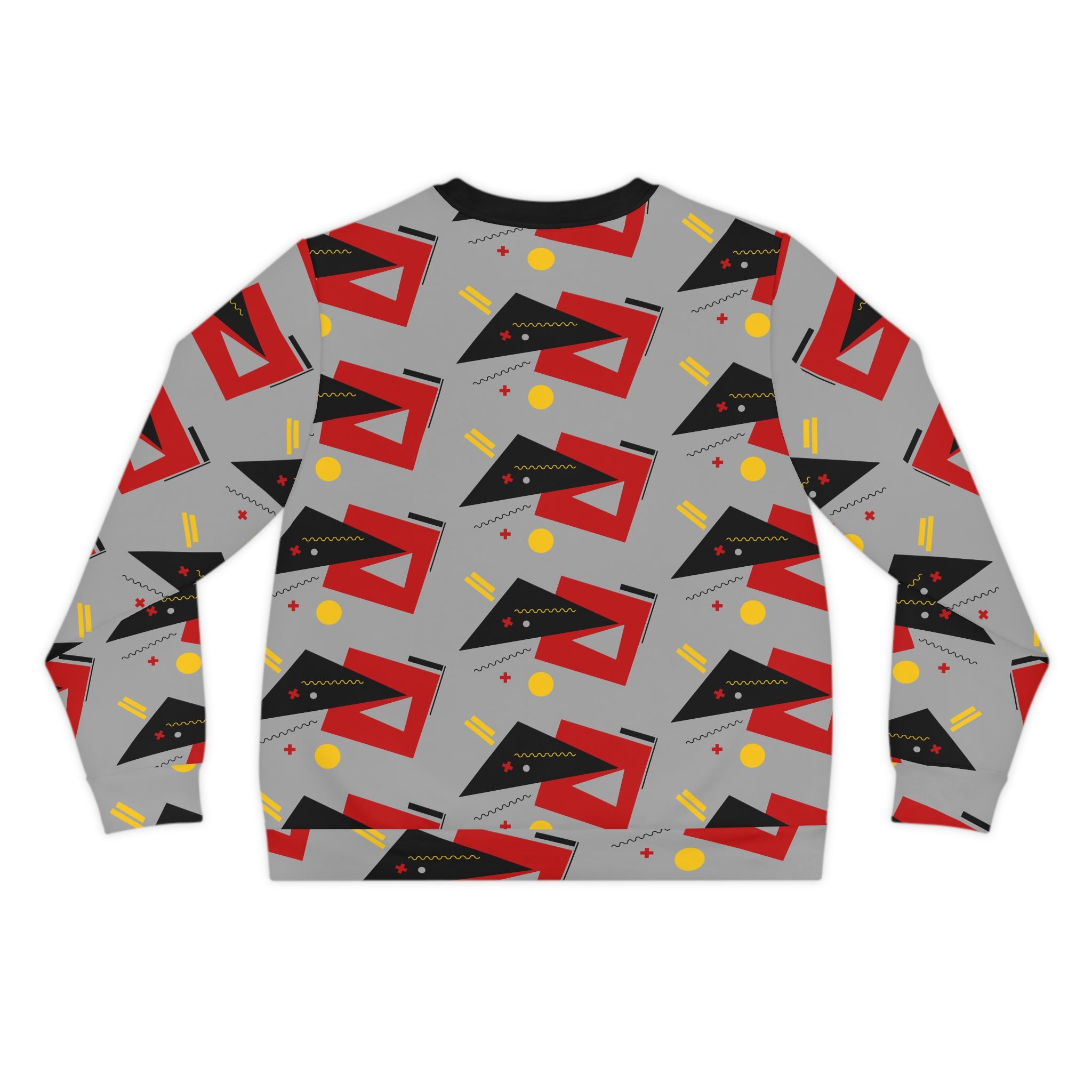 Geometric Retro Pattern Lightweight Sweatshirt