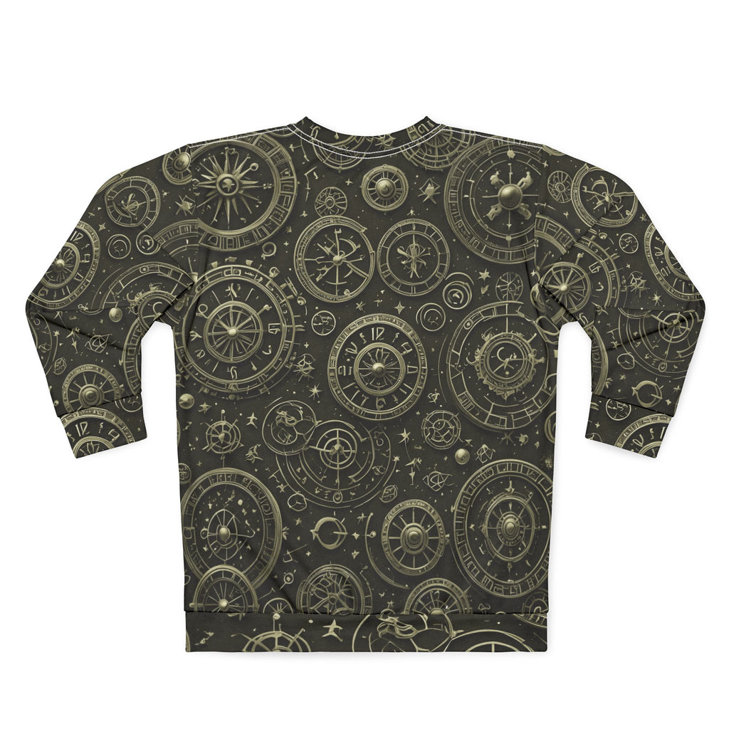 Astrolabe Compass Pattern Sweatshirt