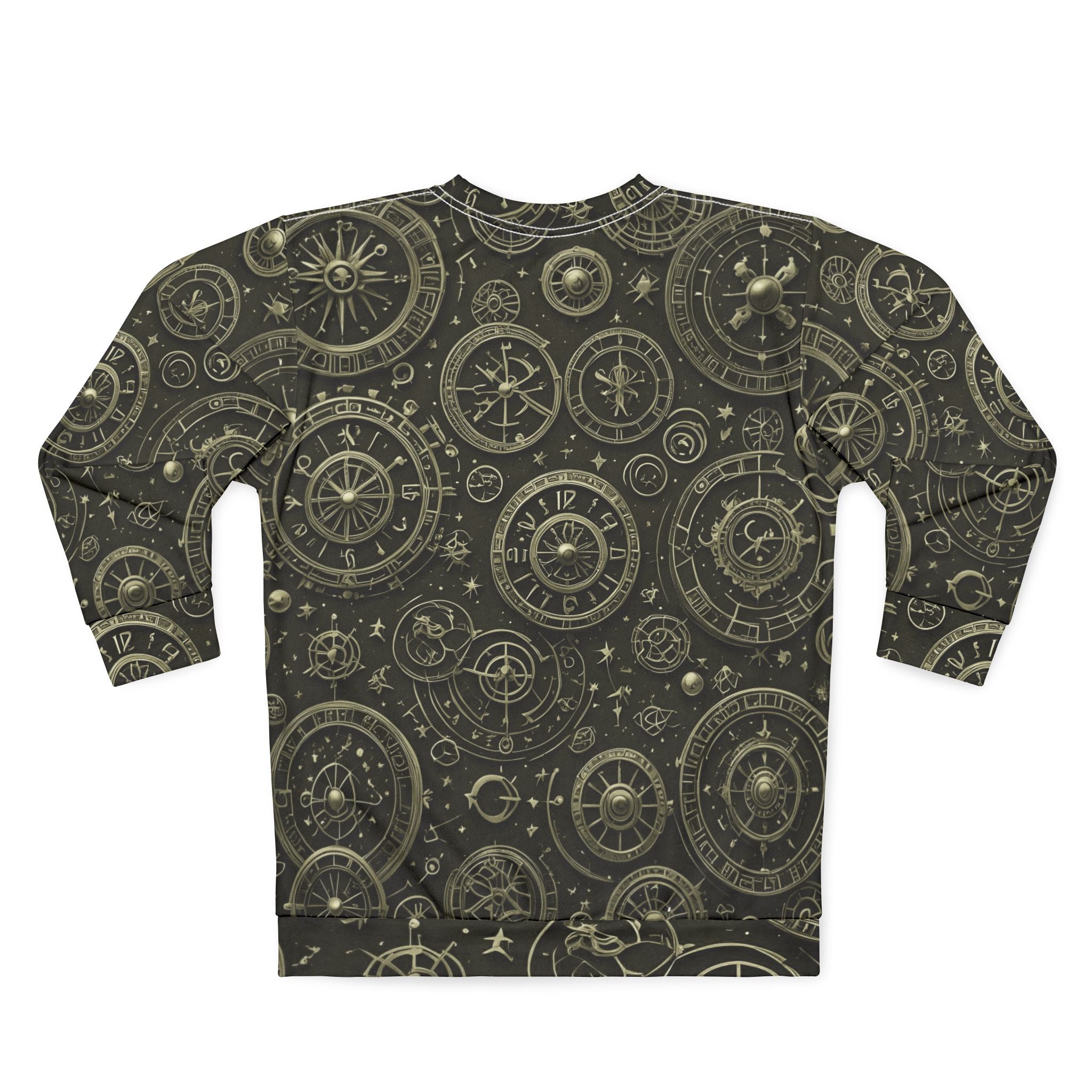 Astrolabe Compass Pattern Sweatshirt