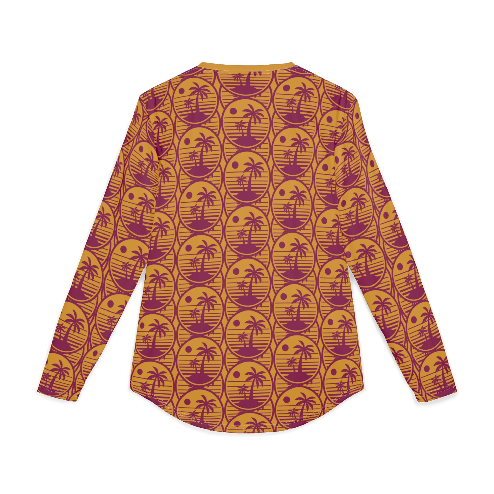 UV Protective Shirt UPF 50+ — Retro Sunset Palm Pattern